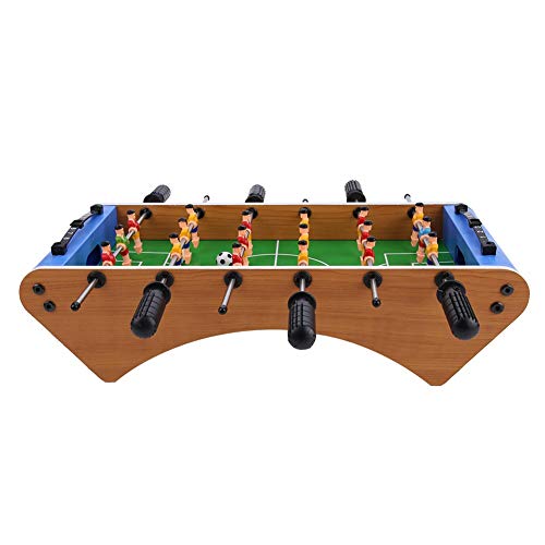 HOHXFYP Foos Table Soccer,Robust PP and Wood Material Entertaining Foos Table Soccer Bal,Have Fun Portable Foos Table Toy for Home and Travel HOHXFYP