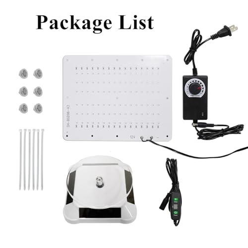 Upgrade 48W Smart Control UV Light for Resin Curing with Solar Turntable 360° Rotating Stand UV Curing Light Compatible with Anycubic Elegoo SLA DLP LCD DIY 3D Printer Curing Resin Enclosure HOCENWAY