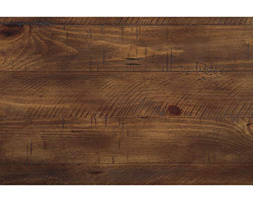 Signature Design by Ashley Wystfield Farmhouse End Table with Storage, Distressed White & Brown Finish Signature Design by Ashley