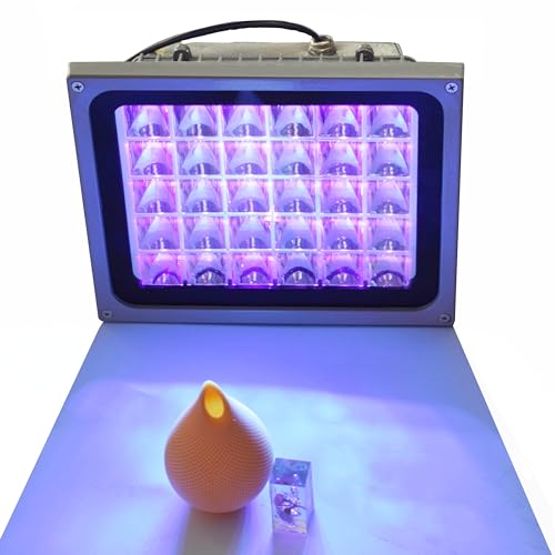 FUNGDO 395nm/405nm Mixed UV Light 300W Light Affect with Spotlight Cub for Curing UV Resin 3D Printing Resin Make DIY Curing Station of LCD/DLP/SLA 3D Printer FUNGDO