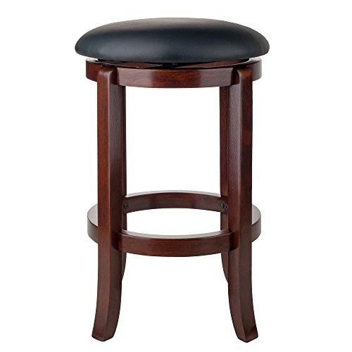 Winsome Walcott Swivel Bar Stool, 24", Walnut Winsome