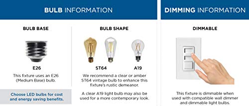 Progress Lighting P710012-020 Briarwood Antique Bronze One-Light Wall Sconce, Architectural Progress Lighting