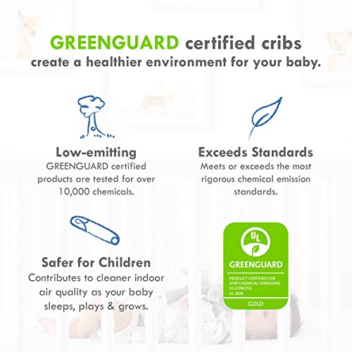 DaVinci Union 4-in-1 Convertible Crib in Natural, Greenguard Gold Certified, 1 Count (Pack of 1) DaVinci