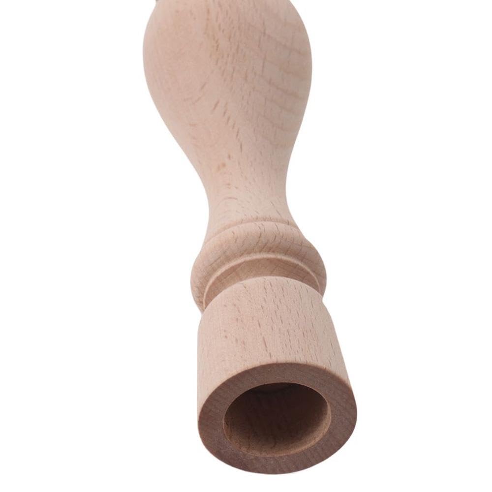 3 Pcs Wooden Candle Holders Wooden Farmhouse Candlesticks Unfinished Pillar Taper Candle Holders for DIY Spiral Taper Candle Home Decor diyhub