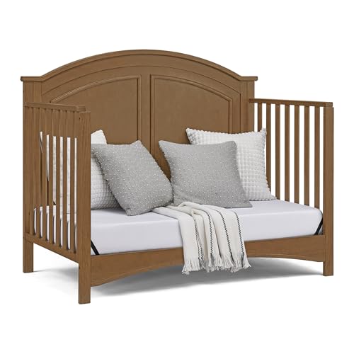 Delta Children Perry 6-in-1 Convertible Crib - Greenguard Gold Certified, Chestnut
