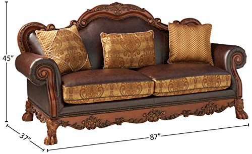 Acme Dresden Sofa in Brown Acme