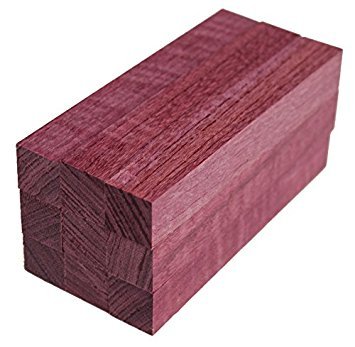 Exotic Wood Pen Blanks 9-Pack (Purpleheart) Crooked Mill Woodworking