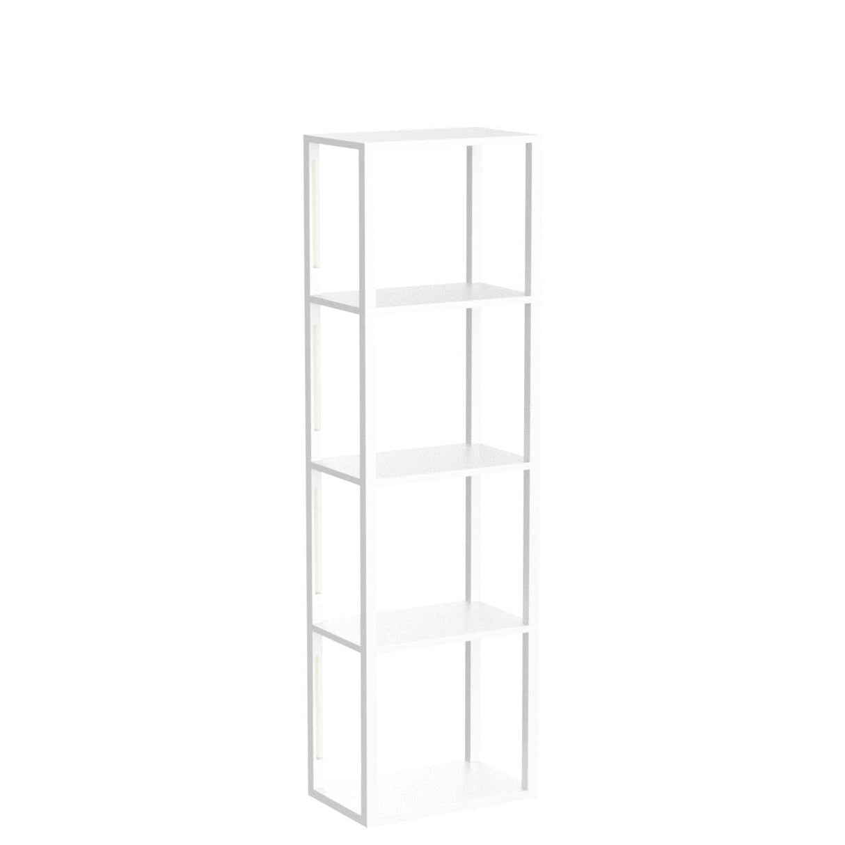 FENLO Fancy - LED Display Shelf with Dimmable Lights, LED Floor Lamps for Living Room, Sturdy Corner Curio Cabinet Display, Tall Floor Lamps with Shelves FENLO