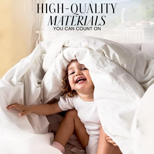 Twin/Queen/King Down Alternative Comforter, 2100 Series All-Season Duvet Insert with Corner Tabs, Box-Stitch, Soft Microfiber, Machine Washable (White, King) Pantrypoet