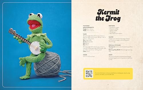 The Muppets Official Crochet Amigurumi: 16 Projects to Create Your Favorite Muppets WoodArtSupply