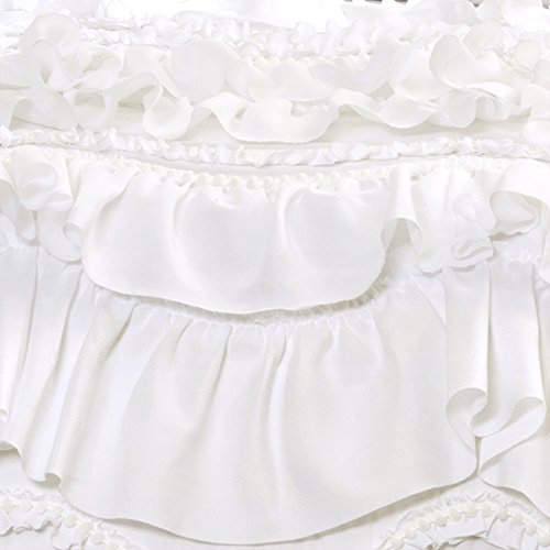 Lush Decor Kemmy Quilt Set, 3 Piece Set Full/Queen, White - Ruffled Bedding Set - Queen Size Quilt Full - White Bedding - Coquette Decor Lush Decor