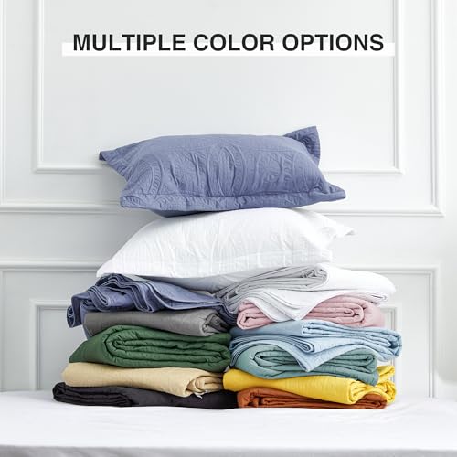 Love's cabin King Size Quilt Set White Bedspreads - Soft Bed Summer Lightweight Bedspread Comforter - Modern Style Coin Pattern Coverlet for All Season - 3 Pieces (1 Quilt, 2 Pillow Shams) Love's cabin