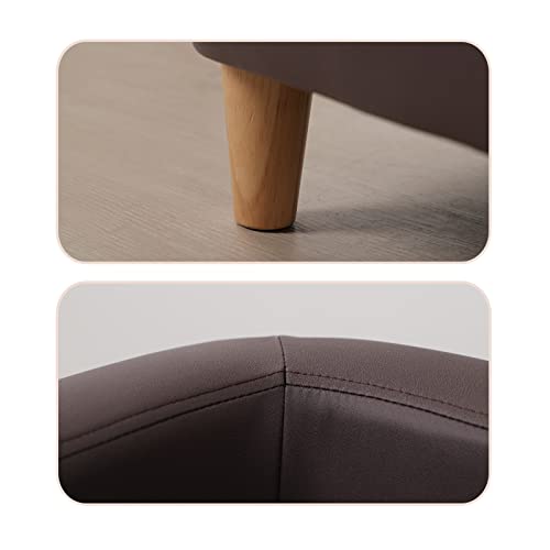 Dog Bed/Pet Sofa Bed Technology Cloth Medium-Large Pet Sleeping Couch High Wood Leg Animal Bed Sofa (Brown) AFBKSS&BB