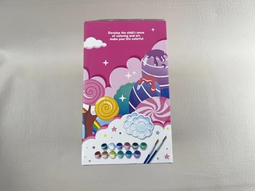 whatstem DIY Painting Unicorn Kit Arts and Crafts Set for Kids or Girls Decorate and Drawing 3D Toys for Children Gift(6 Unicorns) whatstem