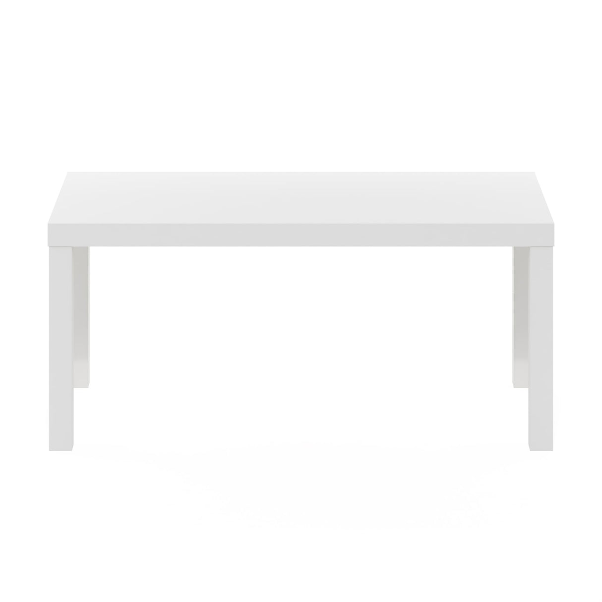 Furinno Classic Simple Coffee Table for Living Room, 38.98 (W) x 17.52 (H) x 18.9 (D) Inches, White Furinno