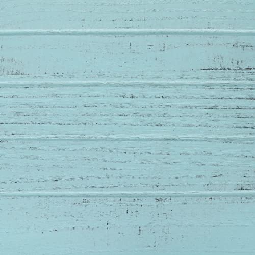 Milltown Merchants Ladder Shelf - Distressed Bookshelf - Rustic Ladder Bookshelf - Leaning Bookshelf for Rustic Home Decor (Turquoise) Milltown Merchants