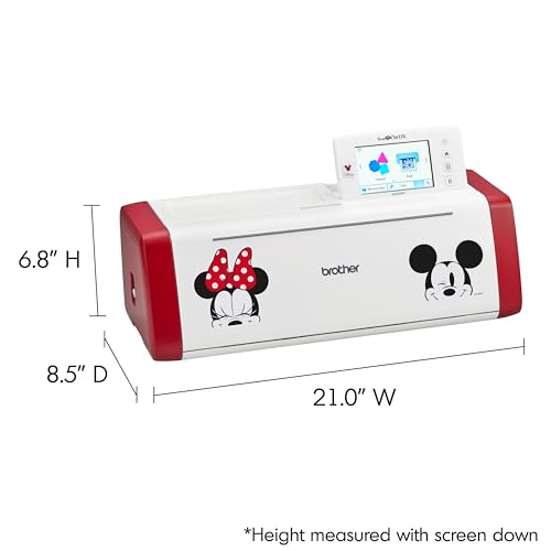 Brother ScanNCut DX SDX230Di Disney Cutting Machine, Includes 152 Built-in Disney Designs for Vinyl, Paper Crafting, and More Brother
