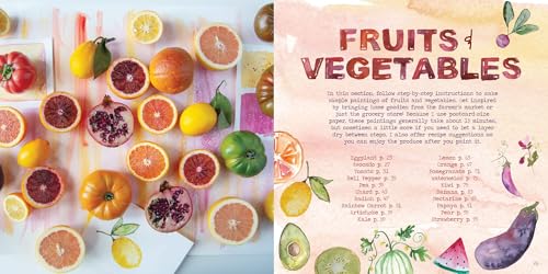 The Watercolor Feast: Learn to Paint Simple Fruits, Vegetables, and Flowers WoodArtSupply