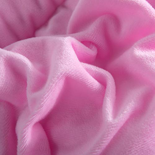 Wajade Faux Fur Plush Rainbow Comforter Set Fluffy Fuzzy Shaggy Bedding Set - 3PC Full Size Microfiber Soft Warm Quilt Set Wajade