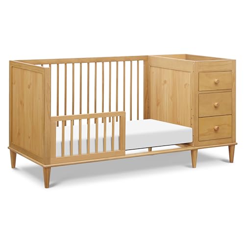 DaVinci Marley 3-in-1 Crib and Changer Combo in Honey DaVinci