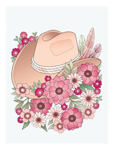 Creative Haven Country Western Charm Coloring Book (Adult Coloring Books: In The Country) WoodArtSupply