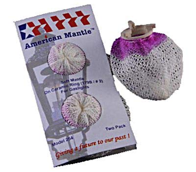 American Mantle Company Inc 254 Soft Inverted Mantle #2 / 179b Ring American Mantle