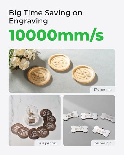 xTool F1 Ultra 20W Fiber & Diode Dual Laser Engraver, 10000mm/s Ultra Fast Laser Engraver and Cutter Machine for Jewelry, Metal, Wood, with Smart Camera, Auto Streamline, 3D Engraving Machine xTool