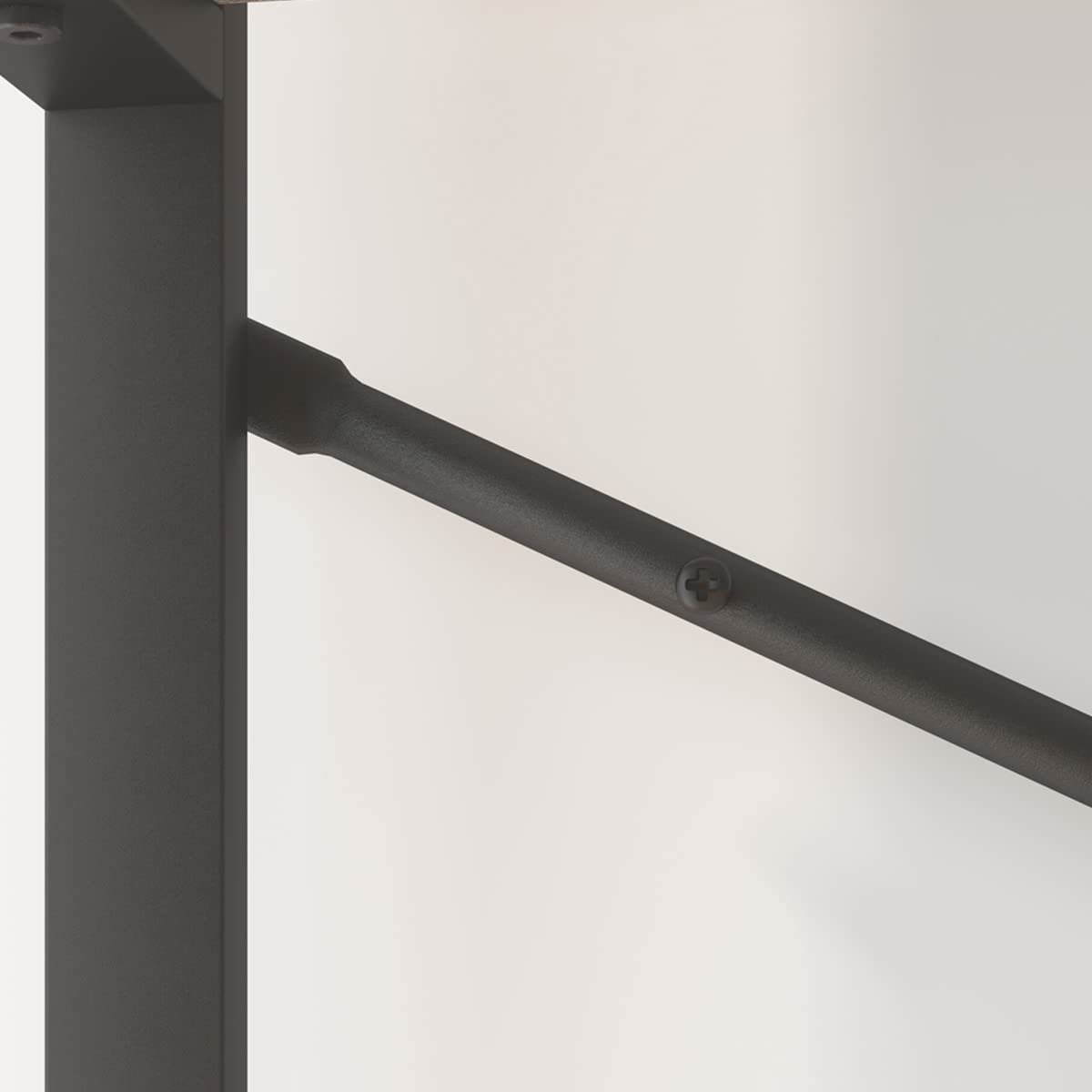 Industrial Rustic Oak 5-Tier Bookshelf Etagere for Home and Office Storage HSH