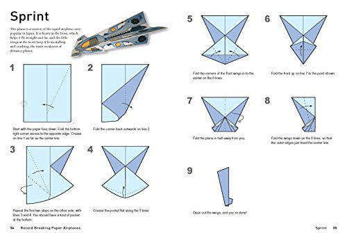 Record Breaking Paper Airplanes Kit: Make Paper Planes Based on the Fastest, Longest-Flying Planes in the World!: Kit with Book, 16 Designs & 48 Fold-up Planes Tuttle Publishing
