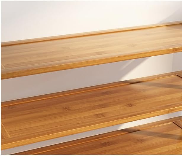 6 Tiers Natural Bamboo Shoe Rack (26.77 x 9.84 x 35.43)"(L x W x H) WoodArtSupply