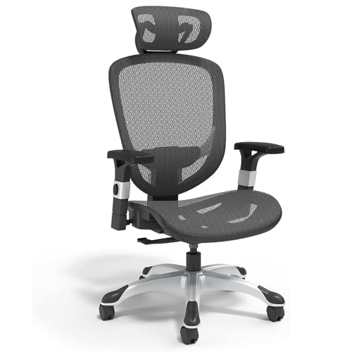 STAPLES Hyken Ergonomic Office Chair | Adjustable Lumbar Support with Breathable Mesh, Swivel Desk Chair for Home Office, Black STAPLES