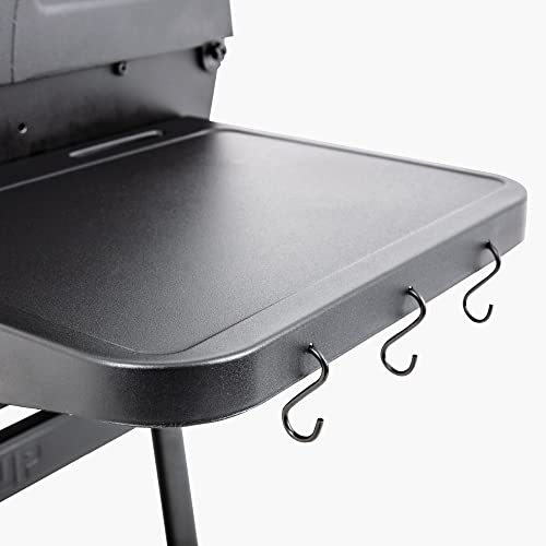 Char-Griller® Grillin' Pro 3-Burner Propane Gas Grill in Black with 40,800 BTU, Cast Iron Grates and Warming Racks, 630 Cooking Square Inches, Model E3001 Char-Griller