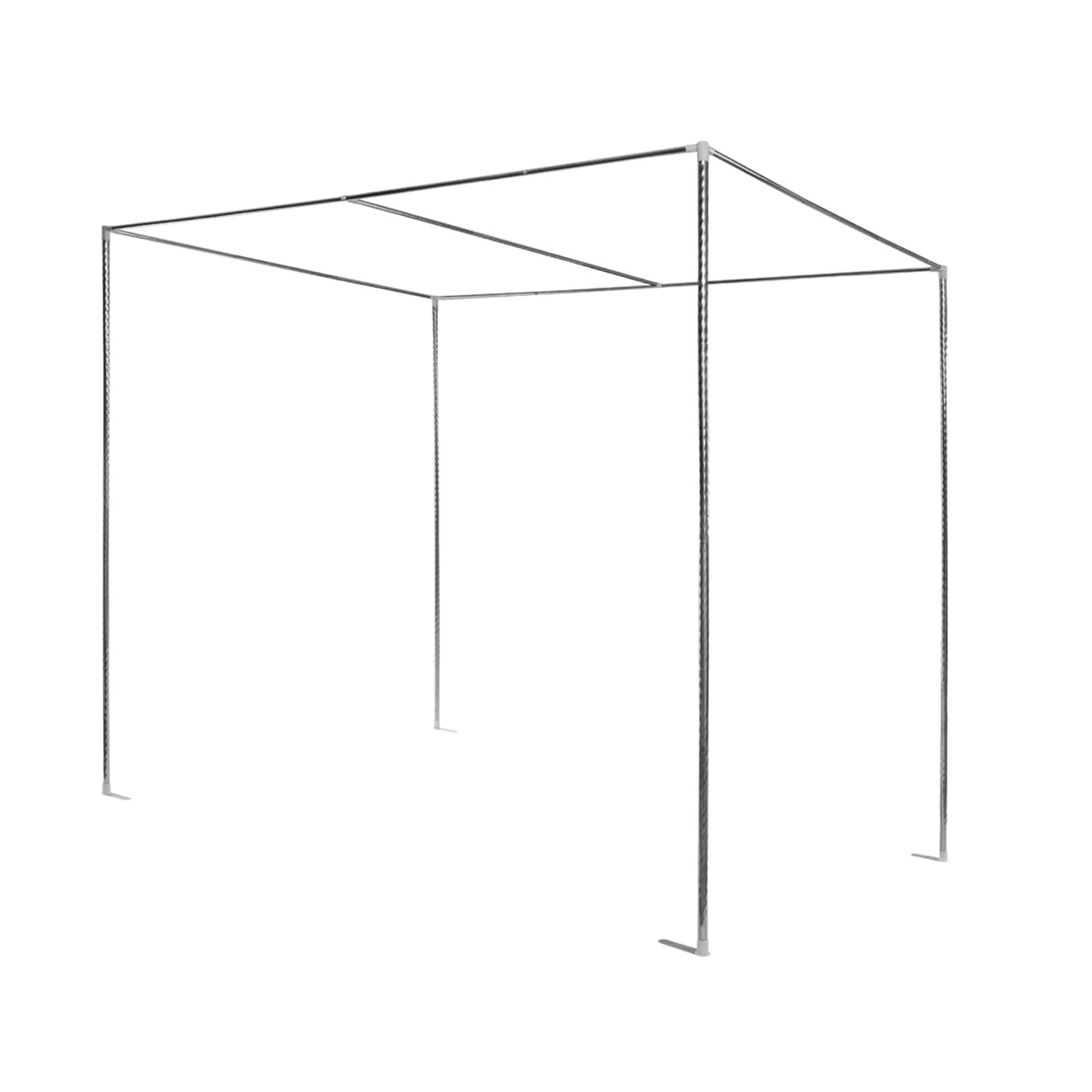 ZAWAYINE Canopy Bed Frame,Stainless Steel Four Corner Bed Canopy Poles Mosquito Net Frame Thickened Metal Canopy Frame Poles for Metal and Wood Bed Frames, Bedroom Decor Upgrade,59"x78"x78"(Queen) ZAWAYINE