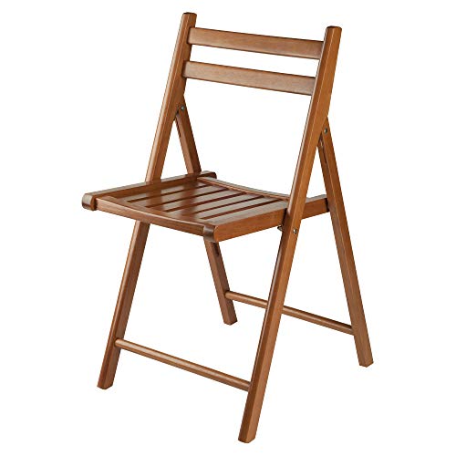 Winsome Robin 4-PC Folding Set Teak Chair, 17.64 x 20.1 x 32.28 Winsome