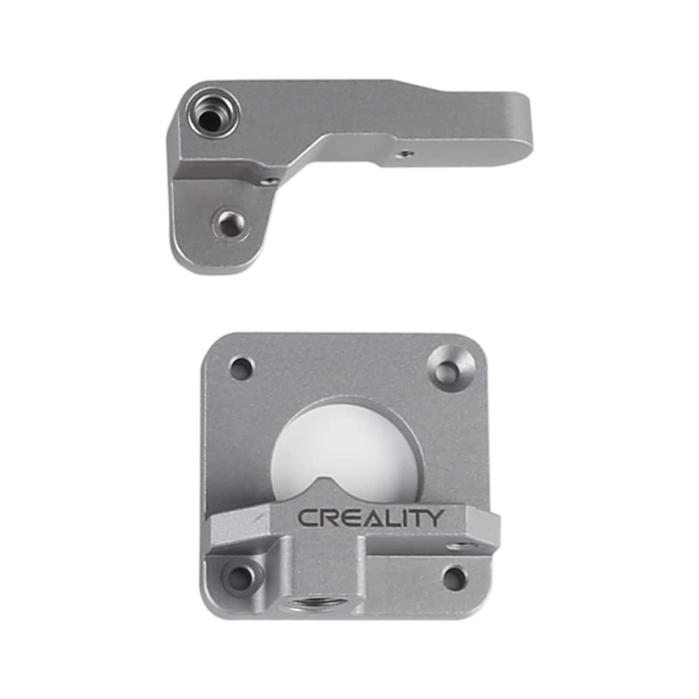 Creality 3D Printer Extruder Kit, Ajustable Extrusion Force, High Quality Metal Extruder Feeder Kit, for Ender-3/Ender-3 Pro/Ender-3S/Ender-3 V2/Ender-3 Max/CR-10/CR-10S (Grey) Creality
