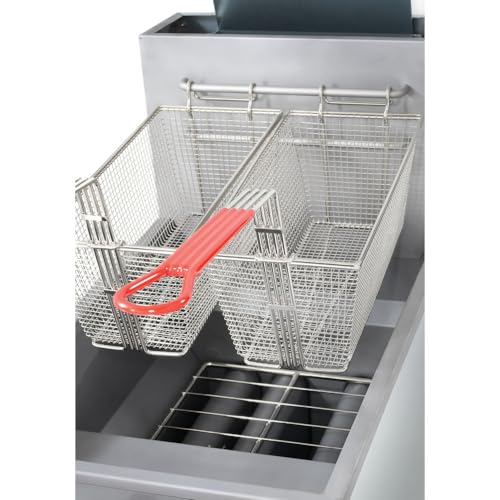 Kratos Commercial Deep Fryer - Three Heating Tubes, Floor Standing, Gas Powered, 40 lb. Capacity, 90,000 Total BTU, 15.5W (29Y-010-NAT) Kratos