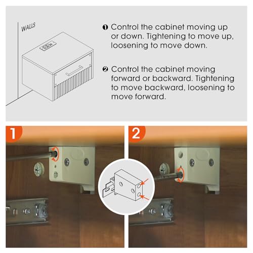 JOINICE Floating Nightstand Set of 2, Mid Century Modern Wall Mounted Bedside Table with Charging Station, Fluted End Table with Storage Drawers for Bedroom, Home Small Space, Cherry, 2 PCS JOINICE