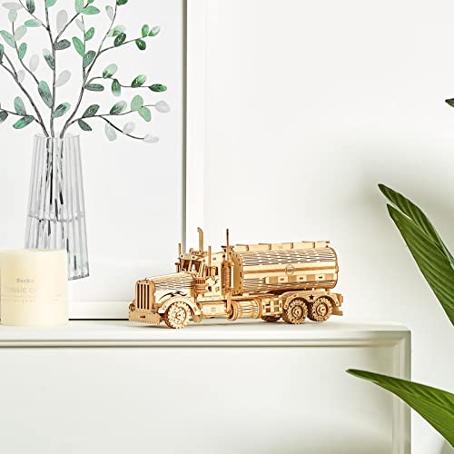 bennama 3D Wooden Puzzles Truck Model Kits, Brainteaser and Puzzle for Christmas/Birthday,Gifts for Adults and Teens to Build Combination bennama