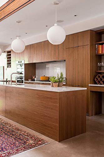 Edge Supply Mahogany Wood Veneer Sheet Flat Cut, 24” x 96”, 10 mil Paper Back, “A” Grade Veneer Face – Easy to Apply Oak Veneer Sheet – Veneer Sheets Edge Supply