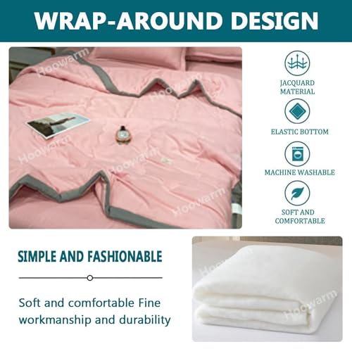 Summer Duvet 150x200/180x200cm,Lightweight Breathable Summer Comforter Double/Single Cooler Comforter Luxury All Season Quilted Duvet Soft Cooling Blanket for Bed Sofa Couch(I,150x200cm) QWHYQXI