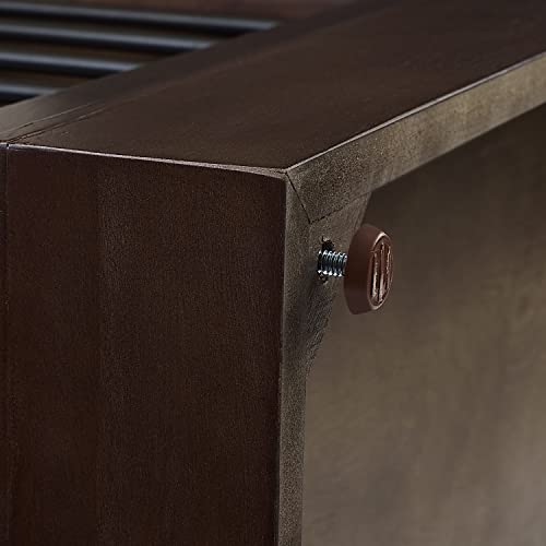 Crosley Furniture Winslow Medium Credenza Dog Crate Kennel for Pets, Dark Brown Crosley Furniture