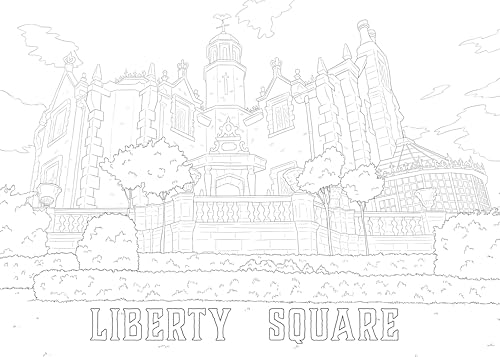 Art of Coloring: The Haunted Mansion WoodArtSupply
