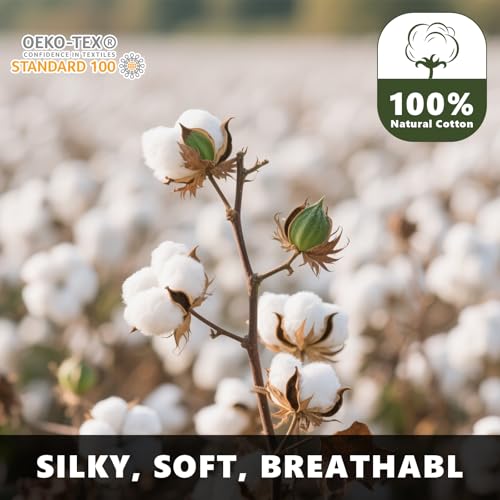 Finlonte Queen Comforter Set, Navy Blue Striped Luxurious Bedding Set, 100% Cotton Fluffy Cozy Comforter, Modern Minimalist Lightweight Quilted Comforter All Season, Navy Blue/Grey/White, 90"x90" Finlonte