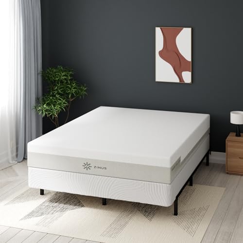 ZINUS Edgar 8 Inch Bamboo Box Spring, Mattress Foundation, Sturdy Bamboo Structure, Low Profile, Easy Assembly, King Zinus