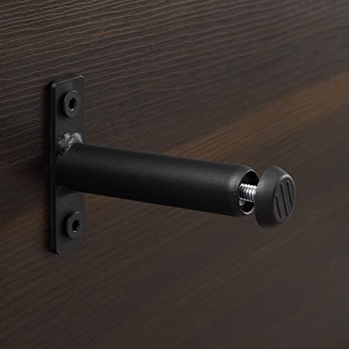 Crosley Furniture Provo Console Record Player Stand with Storage for Vinyl Records, Matte Black/Brown Crosley Furniture