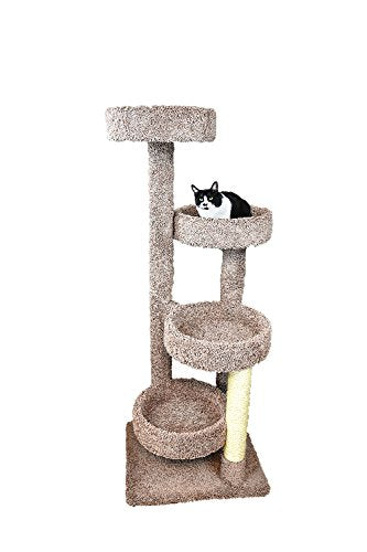 New Cat Condos Cat Tree, Brown New Cat Condos