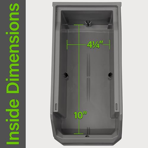 ReadySpace Plastic Containers for Organizing and Storage Bins for Closet, Kitchen, Office, Garage or Pantry Organization, Stackable Bins, Medium (11" x 5" x 5.5"), 8-Pack, Clear ReadySpace