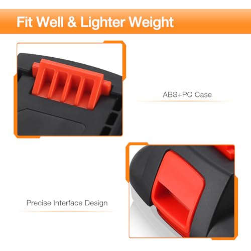 FirstPower 3.6Ah LBXR20 Battery - Repalce for Black and Decker 20v Lithium Battery, Compatible with LBXR20 LB20 LBX20 LBX4020 LB2X4020 Tools (2 Packs) FirstPower