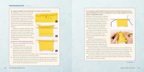 Two Needles, Many Knits: The New Knitter's Guide with Easy Patterns WoodArtSupply