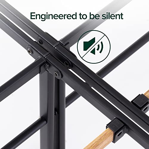 Zinus Essential SmartBase Metal Bed Frame with Sustainable Bamboo Slats - No Box Spring Required, Easy Assembly, Full Size Zinus